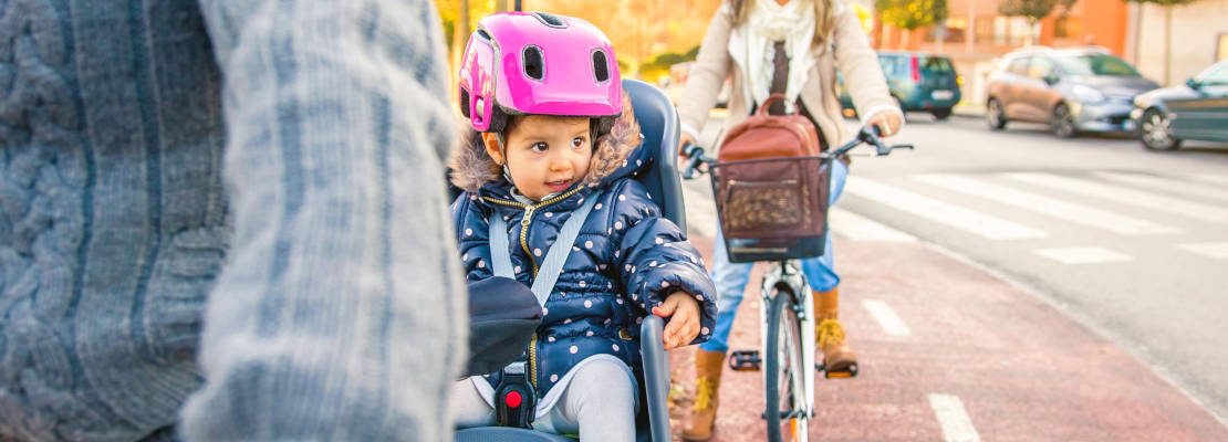 Kinderfahrradsitz für vorne und hinten