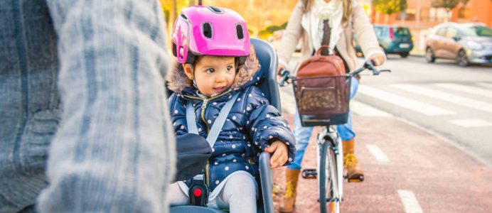 Kinderfahrradsitz für vorne und hinten