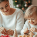 Mit Kindern für Weihnachten basteln